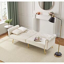Okwish Canapé droit 2 places - Beige