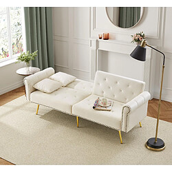 Okwish Canapé droit 2 places - Beige