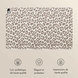 Acheter Selencia Coque tablette Sabi avec imprimé léopard pour Apple iPad 11 (2025) 11 pouces A16 / iPad 10 (2022) 10.9 pouces - Soft Ivory