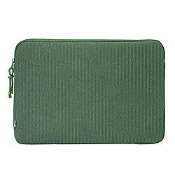 Selencia Pochette ordinateur Corduroy 15-16 pouces - Sage Green