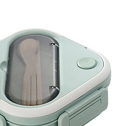 Autre Vue Boîte à lunch Bento - Compartiments en plastique, compatible micro-ondes pour lécole et le travail vert pas cher