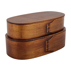 Avis Autre Vue Boîte à lunch portable japonaise, 19 x 10 x 9,5 cm, peinte