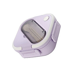 Acheter Autre Vue Boîte à lunch Bento - Compartiments en plastique, isotherme,compatible micro-ondes pour lécole et le travail Violet