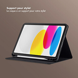 SELENCIA Coque tablette Riva Apple iPad 11 (2025) 11 pouces A16 / iPad 10 (2022) 10.9 pouces - Noir pas cher