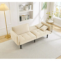 Okwish Canapé droit 2 places - Beige