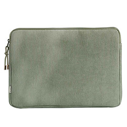 Selencia Pochette ordinateur Corduroy 15-16 pouces - Pistache Cream