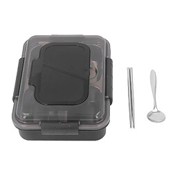 Autre Vue Boîte à lunch en acier inoxydable à 4 compartiments pour aliments et collations pas cher