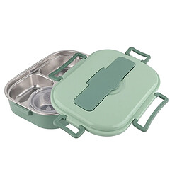 Acheter Autre Vue Boîte à bento portable en acier inoxydable à 4 compartiments pour le stockage des aliments