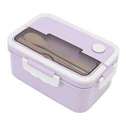 Acheter Autre Vue Boîte à lunch Bento portable en plastique résistant à la chaleur de 1 500 ml avec baguettes et cuillère pour étudiants