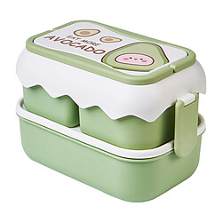 Autre Vue Boîte à lunch portable et mignonne pour étudiants avec compartiments indépendants, boîte à bento pour enfants