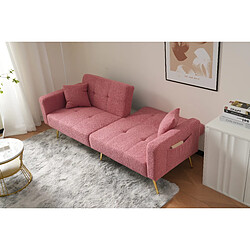 Okwish Canapé convertible 2 places - Rose