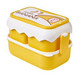 Autre Vue Jolie boîte à lunch Bento portable pour enfants, avec compartiments indépendants, motif dessin animé, pour étudiants