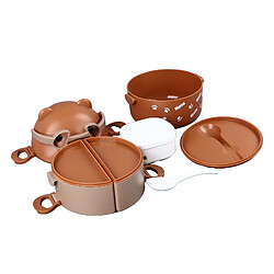 Acheter Autre Vue Boîte à déjeuner Bento portable, réutilisable et étanche, à 2 couches, pour lécole, le travail et le camping