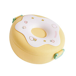 Avis Autre Vue Boîte à lunch bento chauffante avec couvercle, fourchette et cuillère,jaune