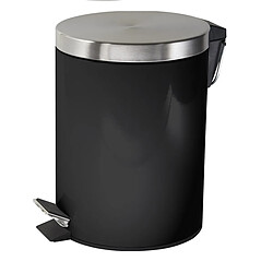 Guy Levasseur Poubelle salle de bain à pédale 5L en métal