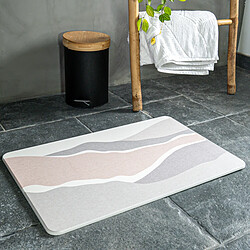 Guy Levasseur Tapis de bain diatomite à motif 39x60cm