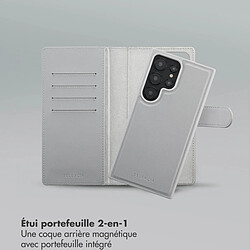 Avis Selencia Étui portefeuille amovible Olyn avec MagSafe pour Samsung Galaxy S24 Ultra - Gris