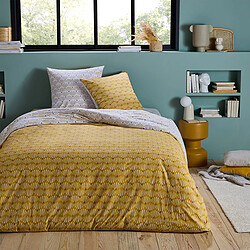 Future Home Parure de lit 2 personnes réversible en polycoton 200x200cm