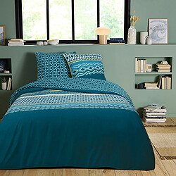 Future Home Parure de lit double ethnique en microfibre lavée 200x200cm