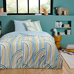 Future Home Parure de lit double arche en microfibre lavée 260x240cm