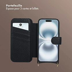 Avis Selencia Étui Riva avec MagSafe et cordon de téléphone pour Apple iPhone 16 - Noir