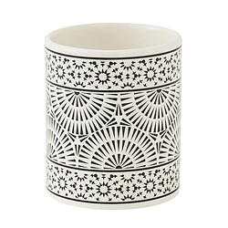 Guy Levasseur Porte brosse à dents ethnique en porcelaine TRIBU