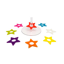 Koala Tag - Lot de 8 marqueurs de verre star