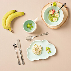 Medard De Noblat Miam Grenouille - Lot de vaisselle 3 pièces pour enfant pas cher