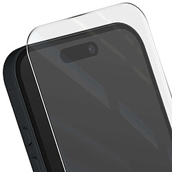 Acheter PURO Protection Écran Antibactérienne Anti Rayures Et Chocs pour iPhone 15 Plus Transparent