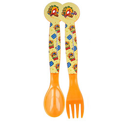 Super Zings Cuillère et Fourchette pour Enfants au Décor KidFury en Plastique Multicolore