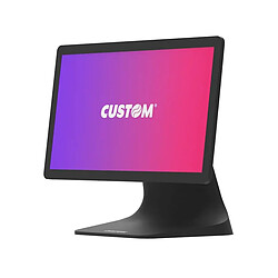 Custom Aragon Noire Souris trackpad - filaire - rétroéclairé - prise en main ambidextre - USB