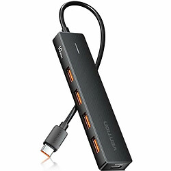 Vention Hub USB-C 4 ports USB 3.2 Gen 2 - Noir