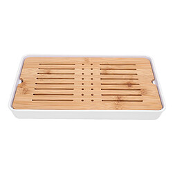 Autre Vue Plateau à thé Kung Fu chinois avec système de drainage pour la maison, le bureau et le bar – 33 x 19 x 4 cm
