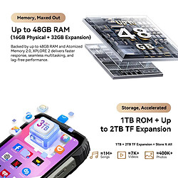 Smartphone robuste Blackview XPLORE 2 5G, écran AMOLED 6,73", batterie 20 000 mAh, 1TB pas cher