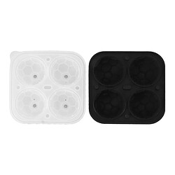 Autre Vue Lot de 2 moules à glaçons en silicone aux formes amusantes, parfaits pour le whisky