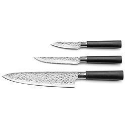 Richardson Sheffield Katana - Set 3 couteaux de cuisine : office, utile et chef