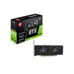 Carte graphique MSI GeForce RTX 3050 LP E 6G OC NVIDIA 6 Go GDDR6