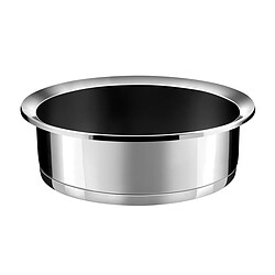 Cuisinox Ycône - Sauteuse 24cm inox revêtement Greblon C3