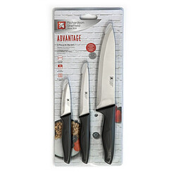 Richardson Sheffield Advantage - Set 3 pièces lames inox Office, Utile et Chef