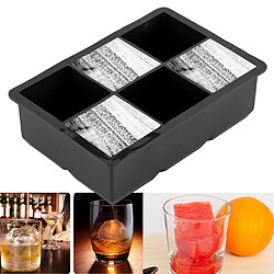 Acheter Autre Vue Moule à glaçons et chocolat en silicone - 6 cavités - Ustensiles de cuisine - Noir