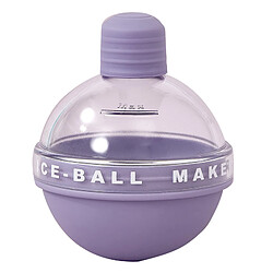Autre Vue Moule à glaçons sphériques - Démoulage facile, sans substances toxiques, moule à glaçons ronds en silicone violet
