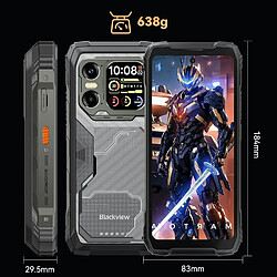 Blackview XPLORE 1 AI 5G, smartphone robuste débloqué, Android 15, batterie 20 000 mAh, 36 Go de stockage + 256 Go de mémoire interne / carte microSD 2 To