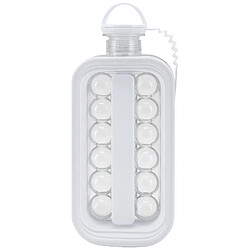 Autre Vue Machine à glaçons portable et pliable, bouilloire et moule à bouteille pour usage domestique, blanc