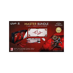 Lexip 1-20770258 Master Assassin's Creed Shadows Pack Clavier 88 touches AZERTY + Souris Joystick + Tapis XXL