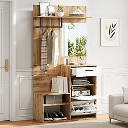 Okwish porte-manteau d'entrée - Blanc