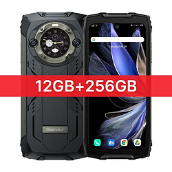 Téléphone portable robuste Blackview BV9300 Pro, processeur Helio G99, Android 13, 12 Go de RAM et 256 Go de stockage