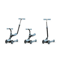 Trottinette Qplay Sema 3-en-1 Bleue