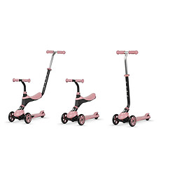 Trottinette Qplay Sema 3-en-1 Rose