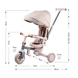 Acheter Tricycle Milly Mally Zippy Bleu