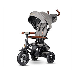 Tricycle Qplay Rito Deluxe Caoutchouc Gris